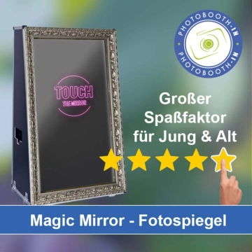 In Woltersdorf bei Berlin einen Magic Mirror Fotospiegel mieten