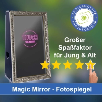 In Wrestedt einen Magic Mirror Fotospiegel mieten