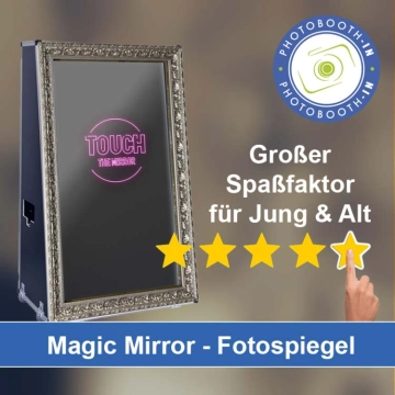 In Wülfrath einen Magic Mirror Fotospiegel mieten