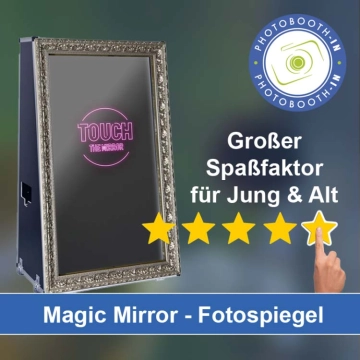 In Würzburg einen Magic Mirror Fotospiegel mieten