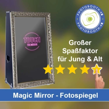 In Wunstorf einen Magic Mirror Fotospiegel mieten