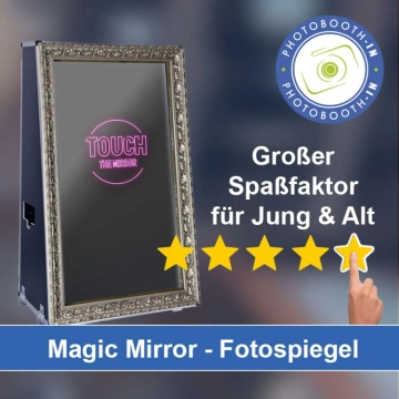 In Wuppertal einen Magic Mirror Fotospiegel mieten