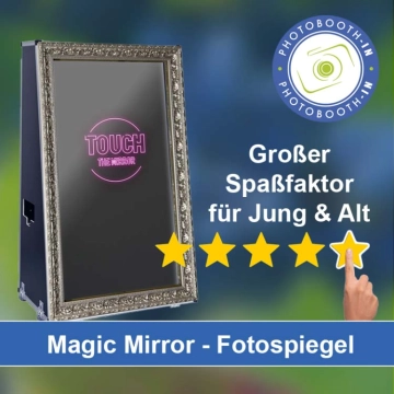 In Wurmannsquick einen Magic Mirror Fotospiegel mieten