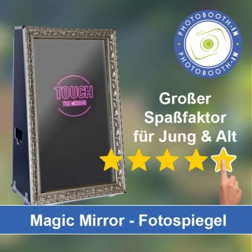 In Wusterhausen-Dosse einen Magic Mirror Fotospiegel mieten