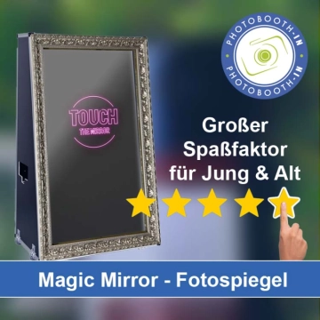 In Wusterwitz einen Magic Mirror Fotospiegel mieten