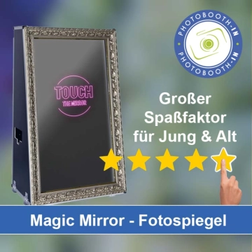In Wyk auf Föhr einen Magic Mirror Fotospiegel mieten