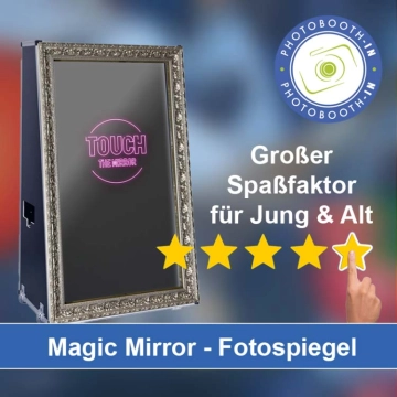 In Zaberfeld einen Magic Mirror Fotospiegel mieten