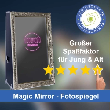 In Zell unter Aichelberg einen Magic Mirror Fotospiegel mieten