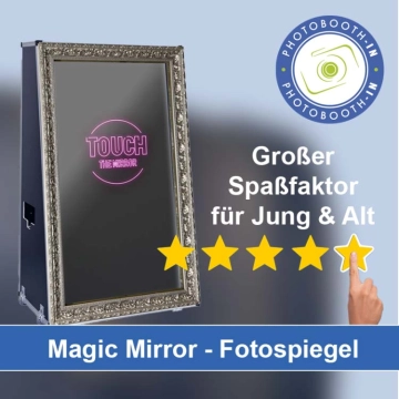 In Zetel einen Magic Mirror Fotospiegel mieten