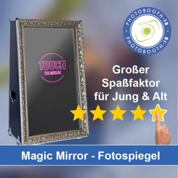 In Zittau einen Magic Mirror Fotospiegel mieten