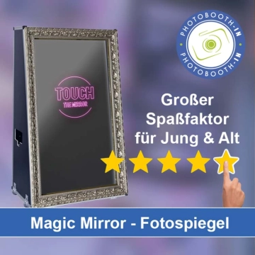 In Zschorlau einen Magic Mirror Fotospiegel mieten