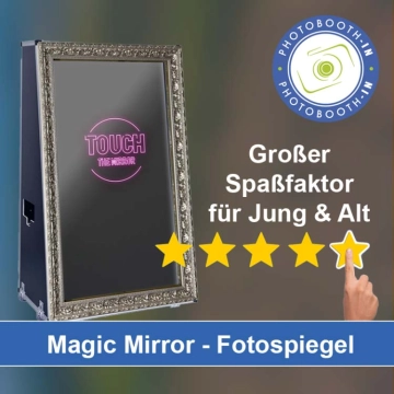 In Zweibrücken einen Magic Mirror Fotospiegel mieten