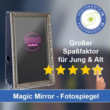 In Zwiesel einen Magic Mirror Fotospiegel mieten