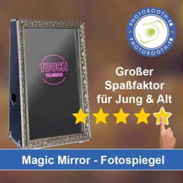 In Zwingenberg (Bergstraße) einen Magic Mirror Fotospiegel mieten