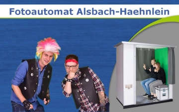 Eine Fotobox in Alsbach-Hähnlein für Firmenevents oder Hochzeiten mieten