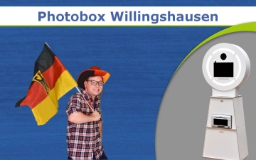 Eine Photobox mit Drucker in Willingshausen mieten