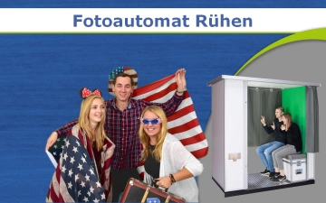 Fotoautomat - Fotobox mieten Rühen