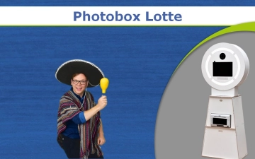 Eine Photobox mit Drucker in Lotte mieten