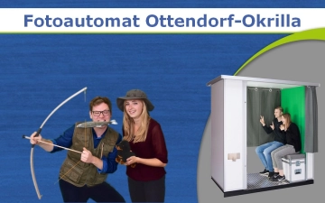 Eine Fotobox in Ottendorf-Okrilla für Firmenevents oder Hochzeiten mieten