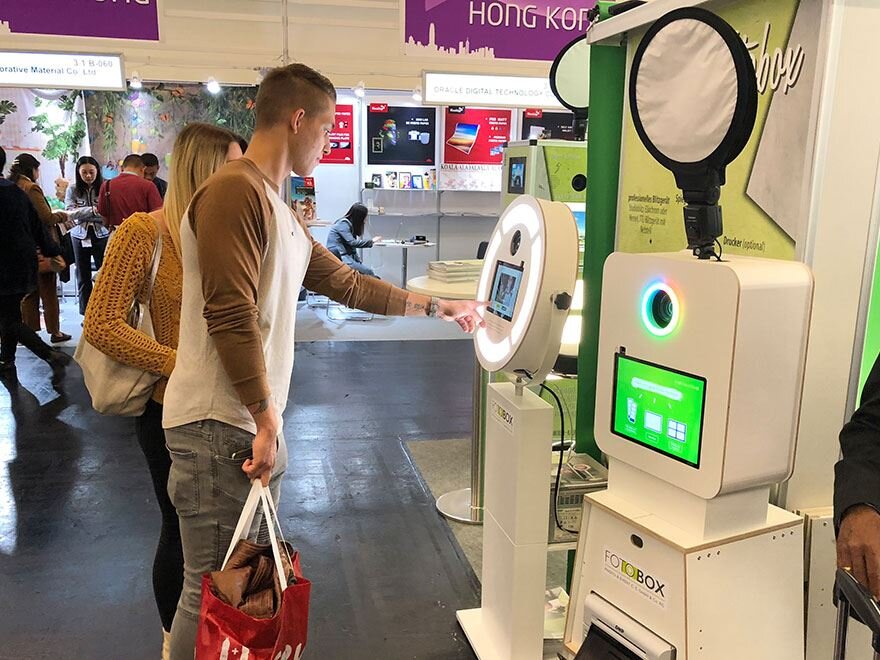 Fotobox Versandsystem mieten